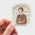 Emily Dickinson Patron Saint of Introverts - library, books