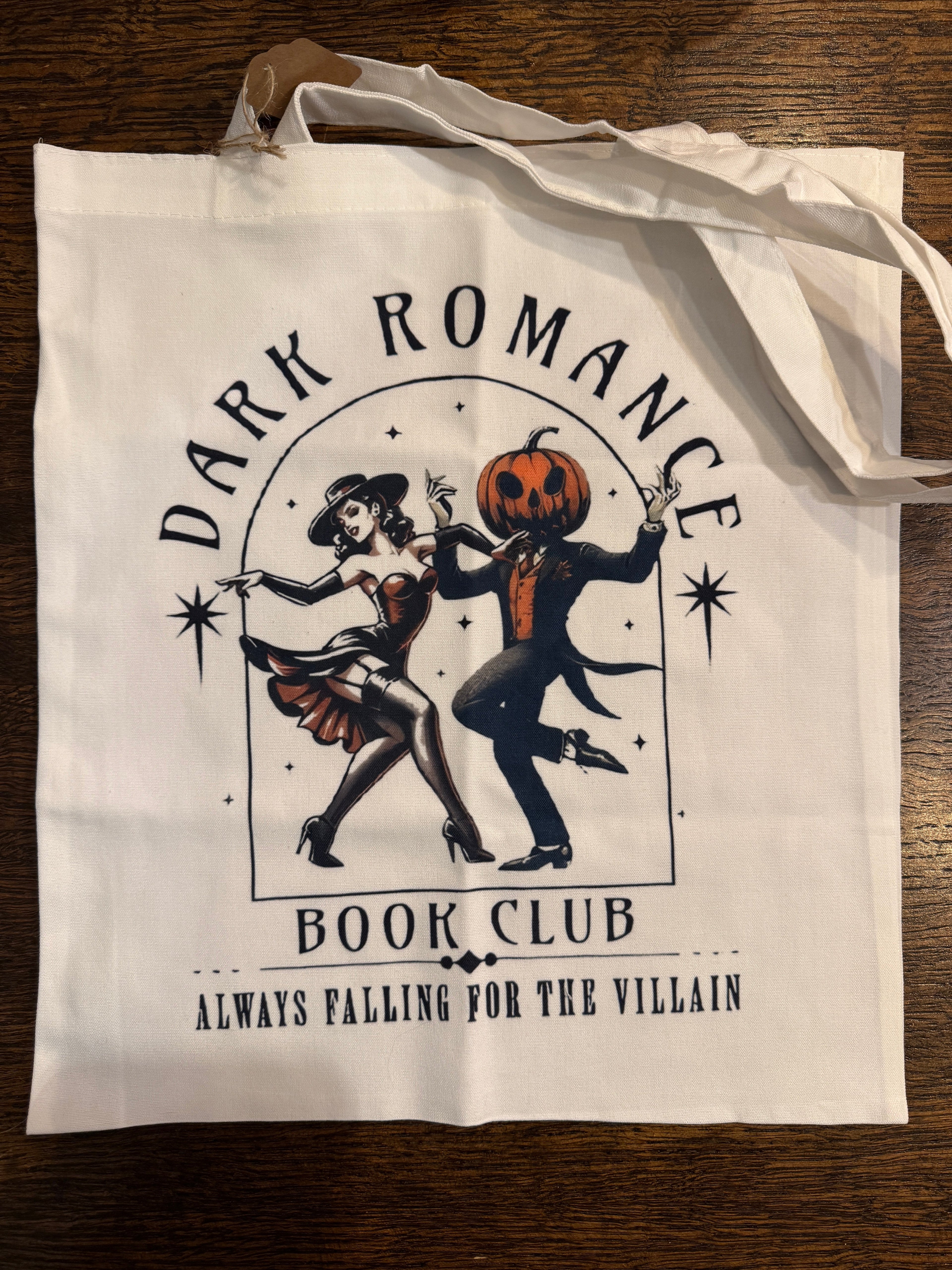Dark Romance Pumpkin Tote Bag