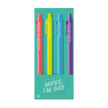 Move I'm Gay-Set of 4 Pens
